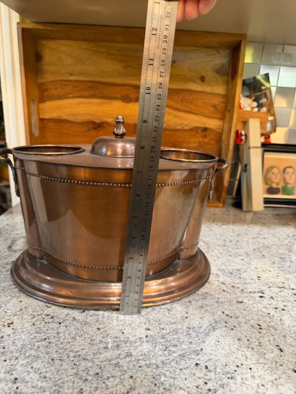 Copper Tone 2 Bottle Wine Chiller